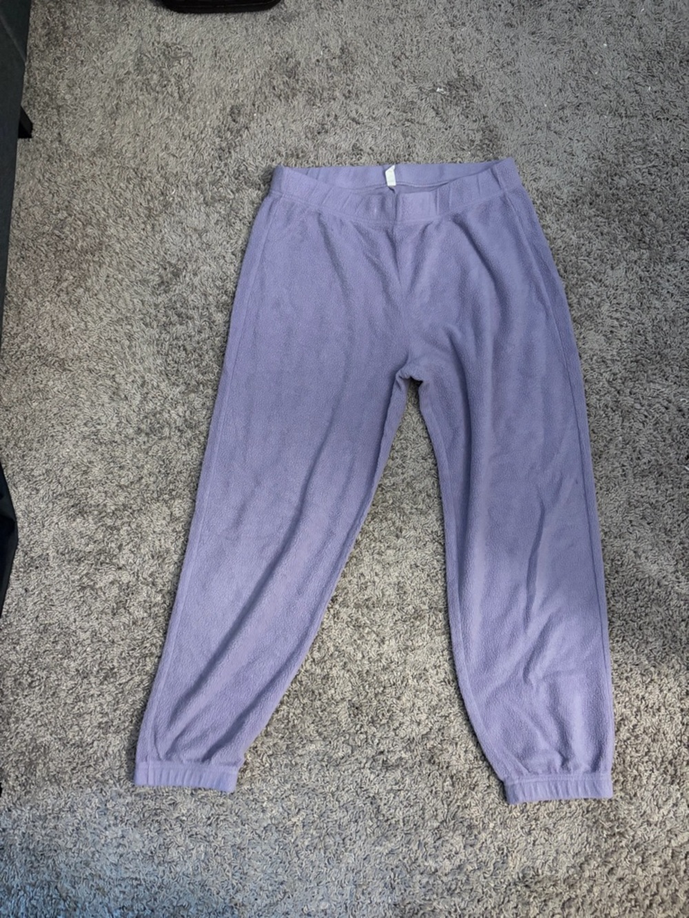Lavender Knit Jogger Pants